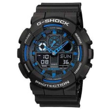 Мужские часы Casio G-SHOCK GA-100-1A2 / GA-100-1A2ER